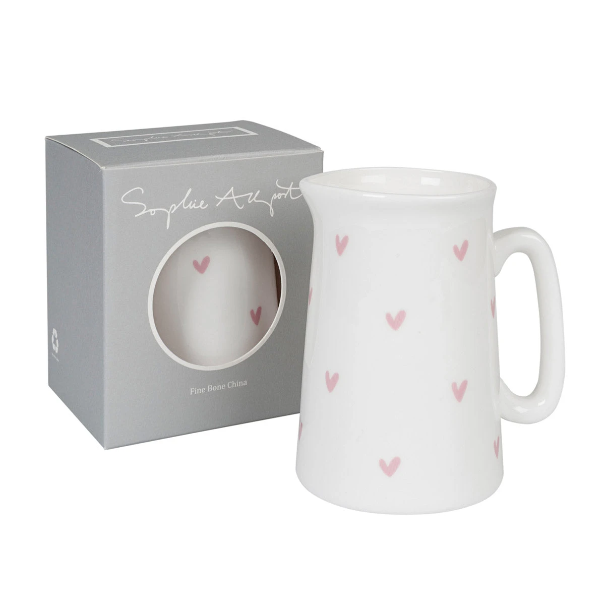 Hearts Jug Hearts Jug -Sophie Allport Shop mj3401 hearts small jug with box cut out high res web image 1 445309e3 907c 4550 b6a3 bb092513da14