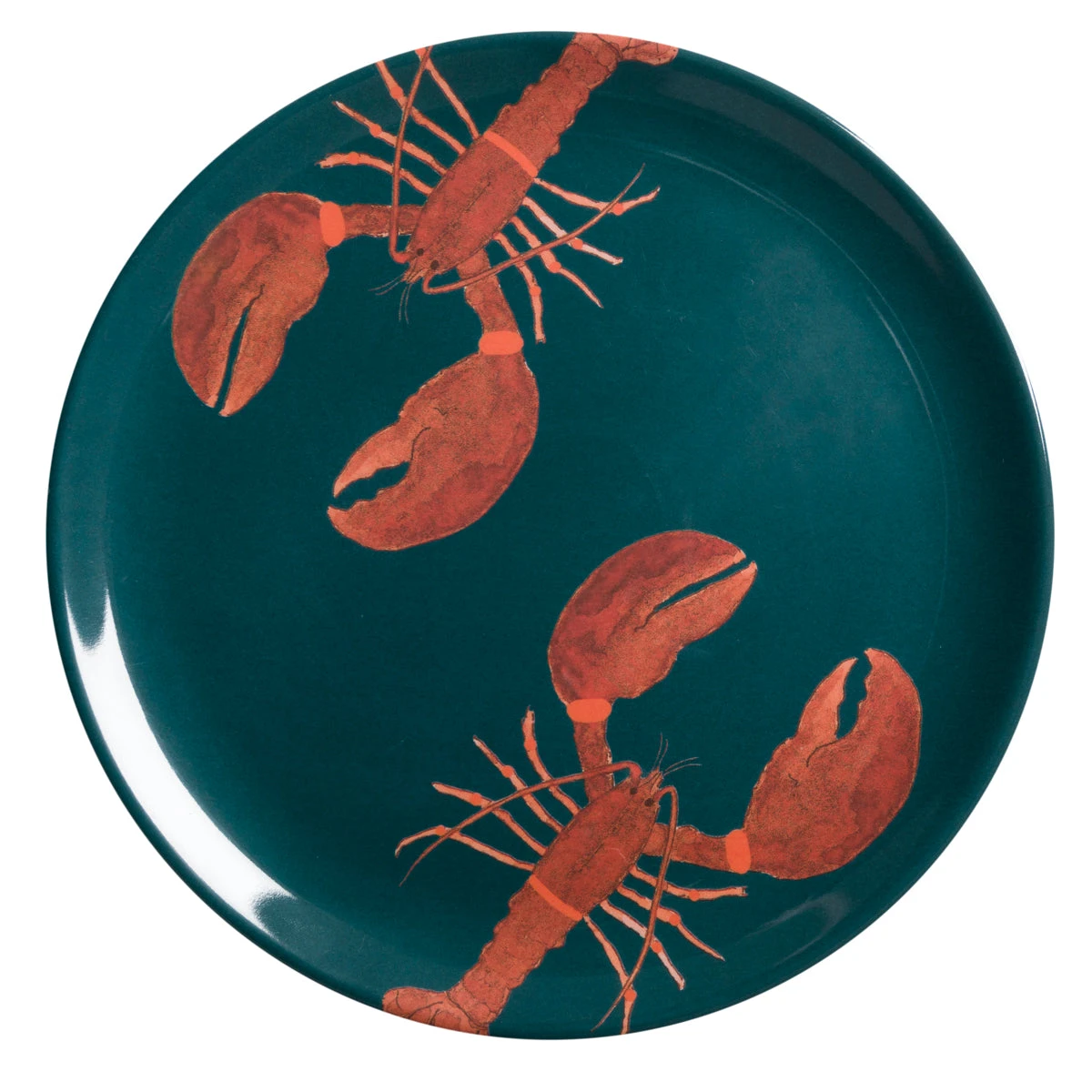 Lobster Melamine Dinner Plate Lobster Melamine Dinner Plate -Sophie Allport Shop mpl6810 lobster dinner plate melamine cut out high res square