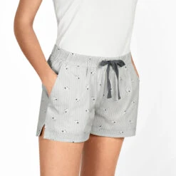 Sheep Ladies Pyjama Shorts -Sophie Allport Shop pbpc43m sheep ladies pyjama shorts medium modelled cut out high res square