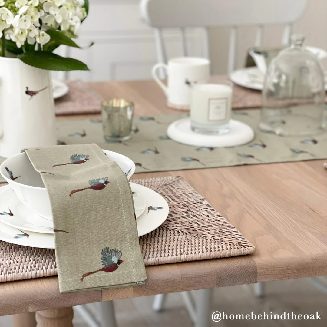 Pheasant Table Runner Pheasant Table Runner -Sophie Allport Shop pheasant collection influencer ALL19300 4960c65e 41ef 4a7b bf9a bcf1c09f40d5