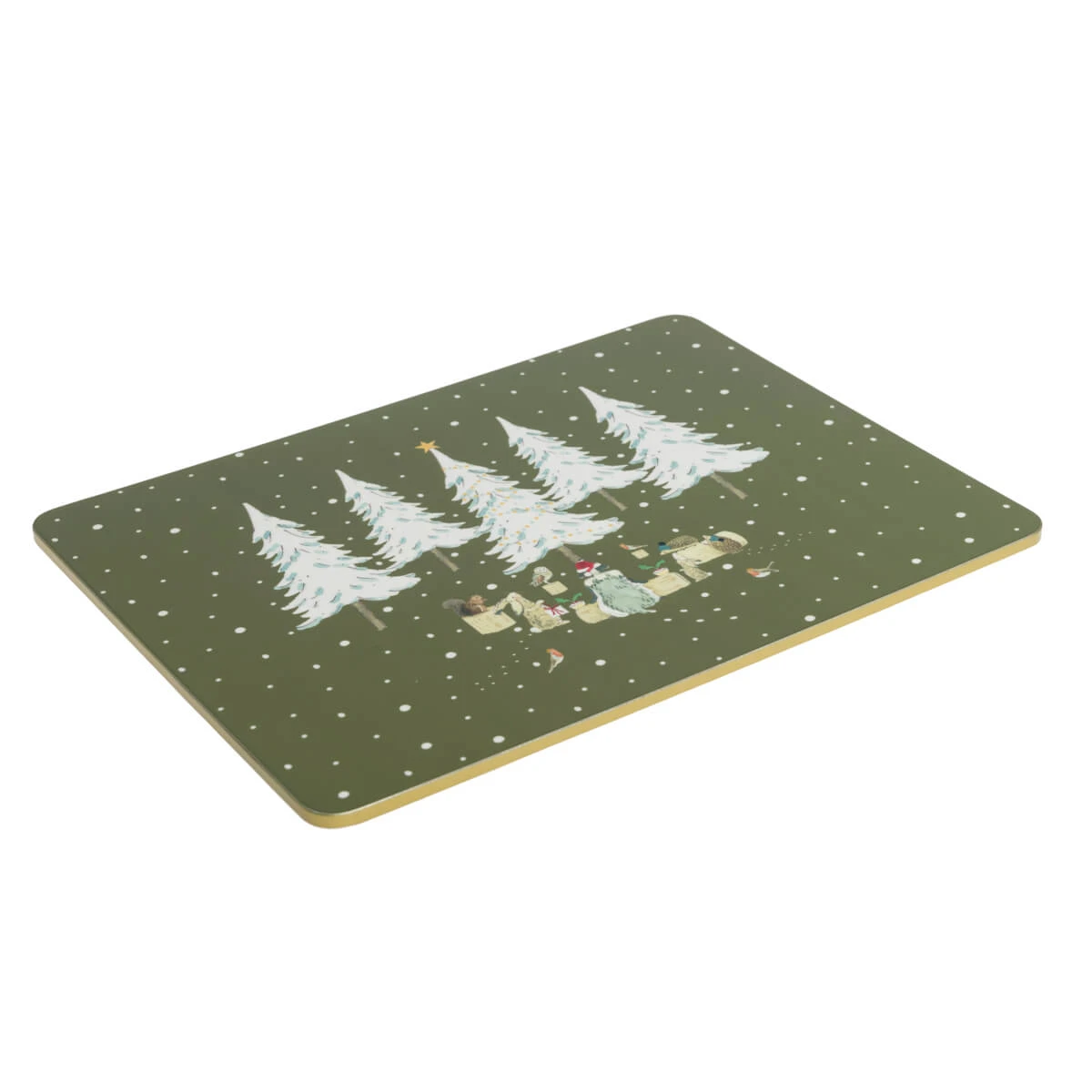 Festive Forest Placemats (Set of 4) Festive Forest Placemats (Set Of 4) -Sophie Allport Shop pmc8401 festive forest placemat set of 4 2 cut out high res square