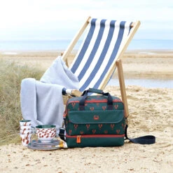 Lobster Picnic Bag -Sophie Allport Shop poly68525 lobster picnic bag shoulder and melamine lifestyle high res square bddfee3b 8160 4fc8 a89e 9926646d0cfe