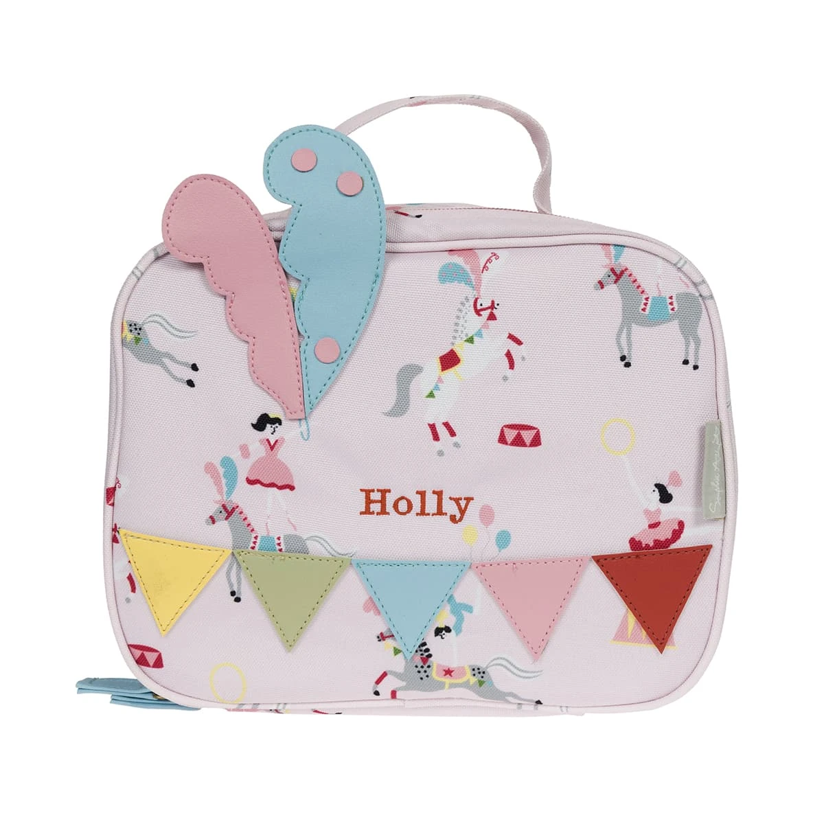 Fairground Ponies Lunch Bag Fairground Ponies Lunch Bag -Sophie Allport Shop poly73590s fairground ponies lunch bag polyester cut out personalisation shaped high res square