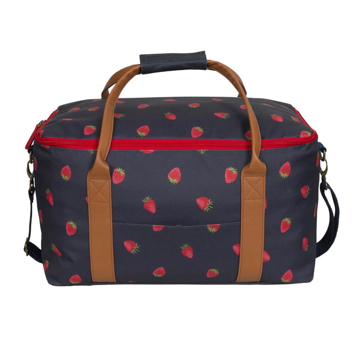 Strawberries Picnic Bag Strawberries Picnic Bag -Sophie Allport Shop poly97525 strawberries pocket picnic bag cut out high res square