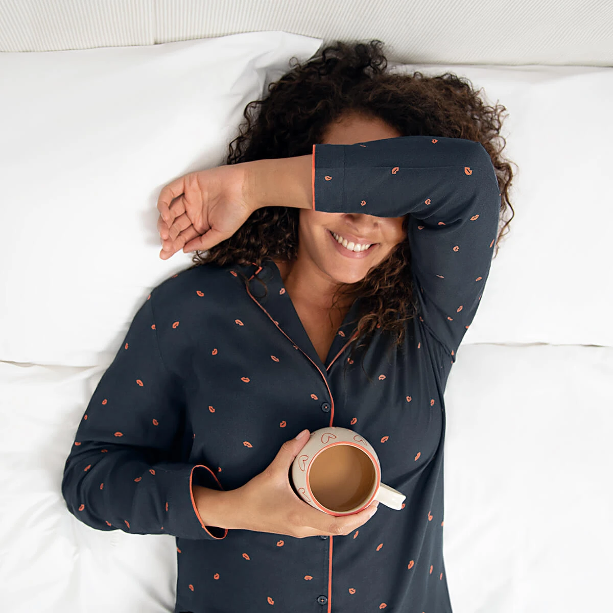 Ab Fab Ladies Pyjama Set Ab Fab Ladies Pyjama Set -Sophie Allport Shop psc89m ab fab pyjama set ladies medium 2 lifestyle high res square