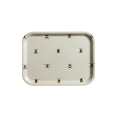 Bees Serving Tray 2 Bees Serving Tray -Sophie Allport Shop pt3626 bees printed tray small cut out web 1