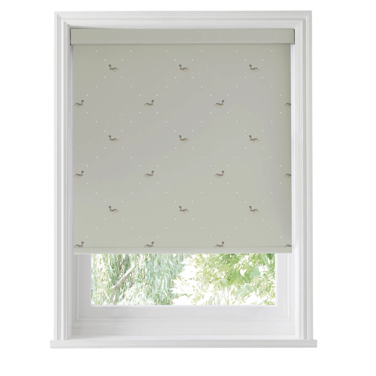 Hare Dove Made to Measure Roller Blind Hare Dove Made To Measure Roller Blind -Sophie Allport Shop rlb25dm2m hare dove artwork roller blind made to measure cut out high res square