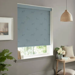 Fetch Teal Made To Measure Roller Blind 2 Fetch Teal Made To Measure Roller Blind -Sophie Allport Shop rlb72tm2m fetch teal vector roller blind made to measure lifestyle 2 high res square