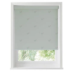 Chicken Sage Grey Made To Measure Roller Blind -Sophie Allport Shop rlb8sgm2m chicken sage green vector roller blind made to measure cut out high res square