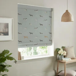 Woof Sage Made To Measure Roman Blind -Sophie Allport Shop rmb32sm2m woof safe artwork roman blind made to measure lifestyle 2 high res square 0a70a25c 46e8 4237 b9b5 2cf410dc3c90