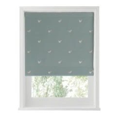 Chicken Deep Duck Egg Made To Measure Roman Blind 3 Chicken Deep Duck Egg Made To Measure Roman Blind -Sophie Allport Shop rmb8dgm2m chicken deep duckegg artwork roman blind made to measure cut out high res square
