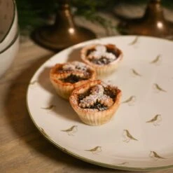 Robin Stoneware Dinner Plate 2 Robin Stoneware Dinner Plate -Sophie Allport Shop sdp101 robin stoneware dinner plate portrait lifestyle high res square