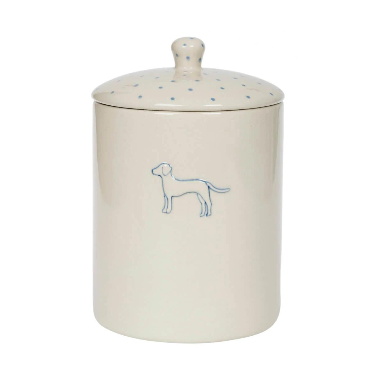 Fetch Stoneware Storage Jar Fetch Stoneware Storage Jar -Sophie Allport Shop sjs72 fetch stoneware pet storage jar patterned cut out high res square