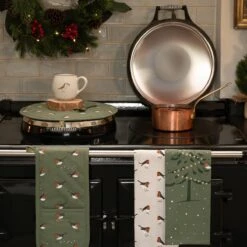 Robin Tea Towel (Set Of 2) -Sophie Allport Shop spm101 all101100 all101602 all101175 robin stoneware mug hob cover oven glove tea towels portrait lifestyle high res square 7a69e2be 94b5 4e83 9148 81ce246ef815