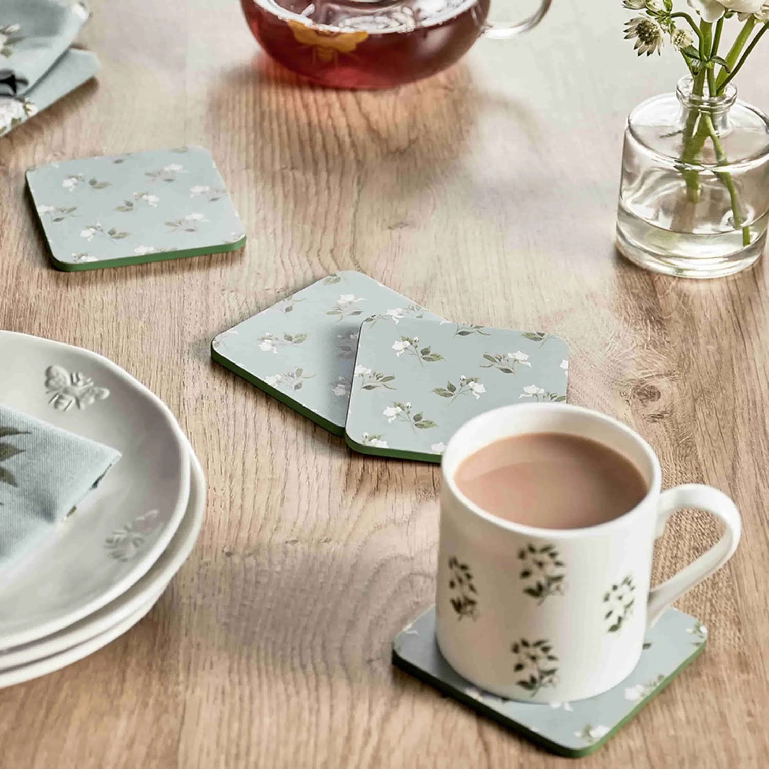 Rose Coasters (Set of 4) Rose Coasters (Set Of 4) -Sophie Allport Shop ss23 roses COC10601 Coasters square scaled