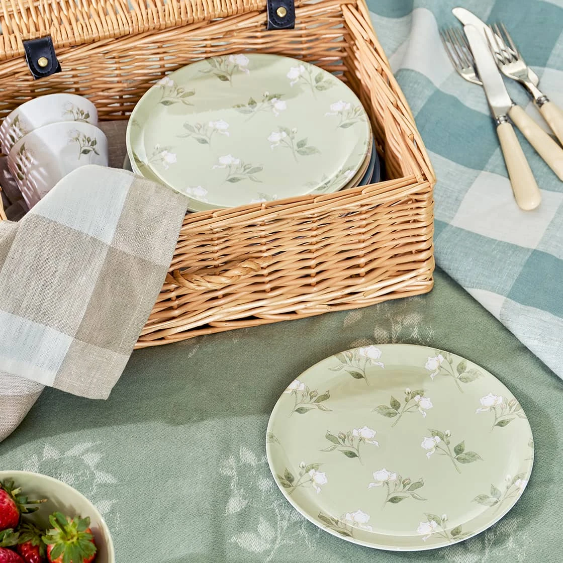 Rose Woven Picnic Blanket Rose Woven Picnic Blanket -Sophie Allport Shop ss23 roses MPL10608 Melamine Side Plate square