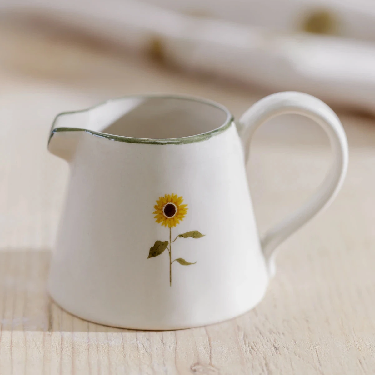 Sunflower Mini Stoneware Jug Sunflower Mini Stoneware Jug -Sophie Allport Shop ss23 sunflower smj102 jug detail square