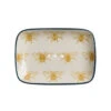 Bees Stoneware Soap Dish