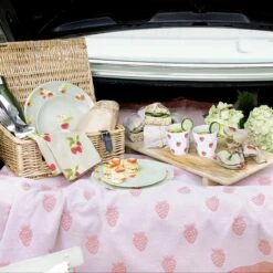 Strawberries Melamine Side Plate 4 Strawberries Melamine Side Plate -Sophie Allport Shop strawberries car picnic lifestyle melamine collection napkins high res square jpg 8a7ba7a2 f73d 4ae6 a539 edfedcb16e8b