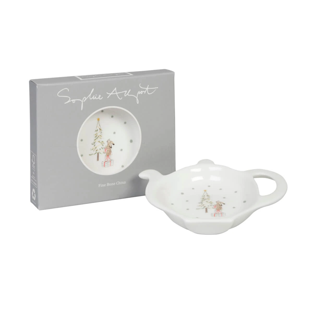 Festive Forest Tea Bag Tidy Festive Forest Tea Bag Tidy -Sophie Allport Shop tt8401 festive forest tea tidy 2 cut out high res square