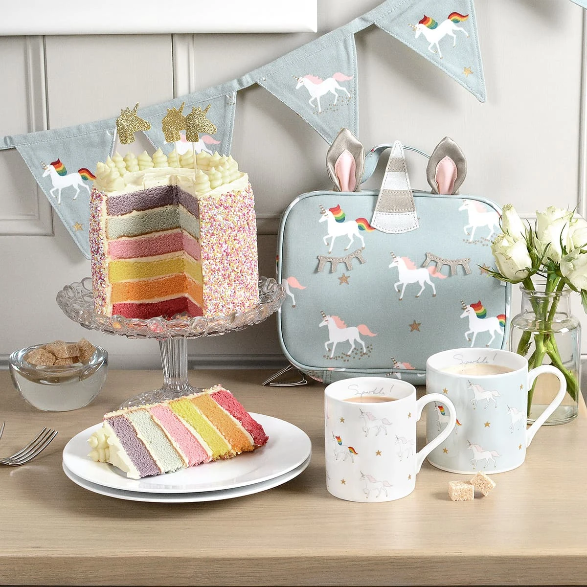 Unicorn Kids Lunch Bag Unicorn Kids Lunch Bag -Sophie Allport Shop unicorn collection lifestyle high res square