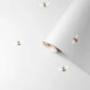 Bees Grey Wallpaper