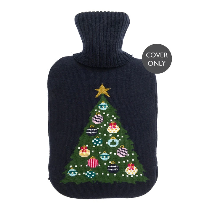 Christmas Trees Hot Water Bottle Cover Christmas Trees Hot Water Bottle Cover -Sophie Allport Shop zkshwb932 cover christmas tree knitted statement hot water bottle cut out high res