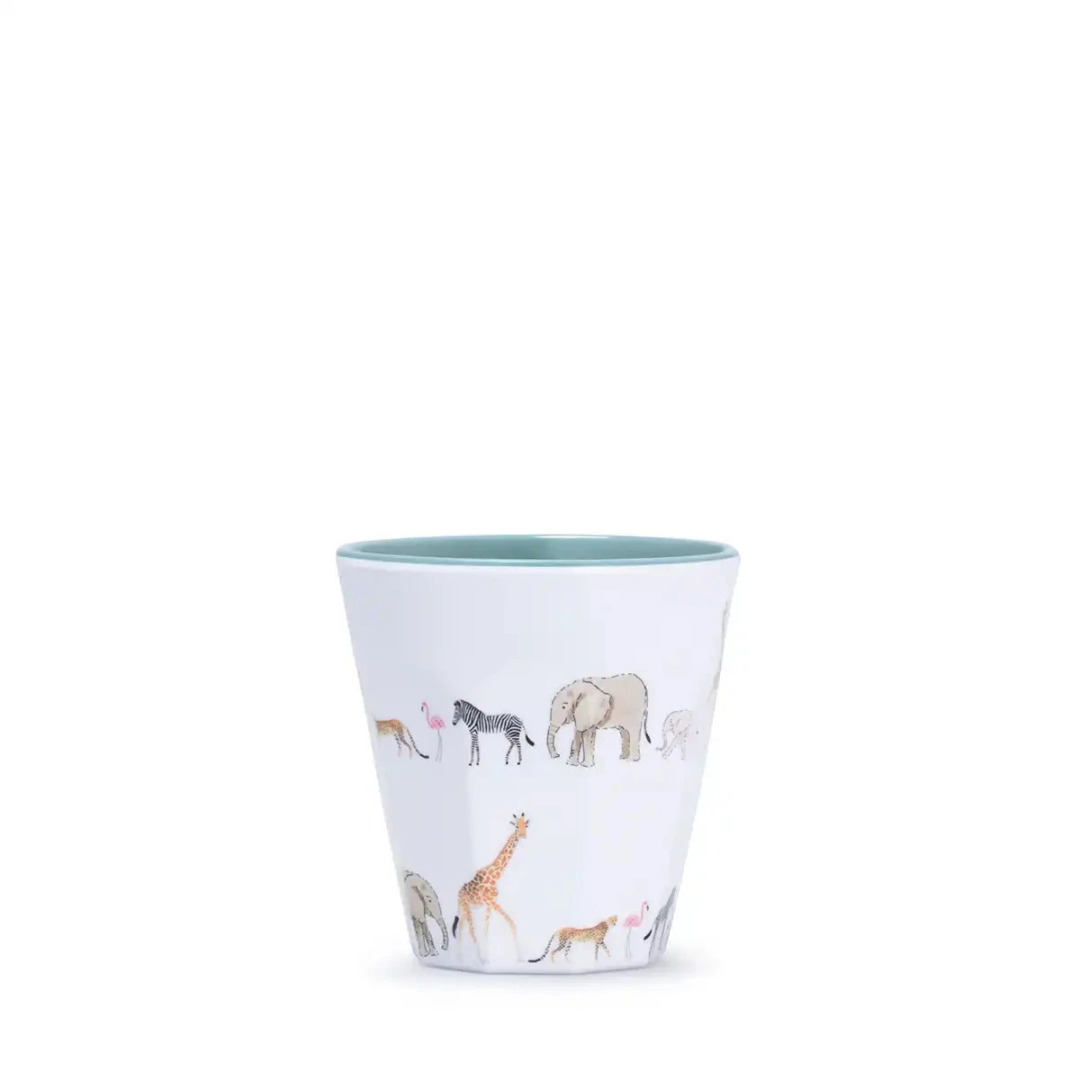 Animals Of The Savannah Melamine Beaker Animals Of The Savannah Melamine Beaker -Sophie Allport Shop zsl animals of the savannah melamine beaker adult cutout mbk11003 ss23 high res square